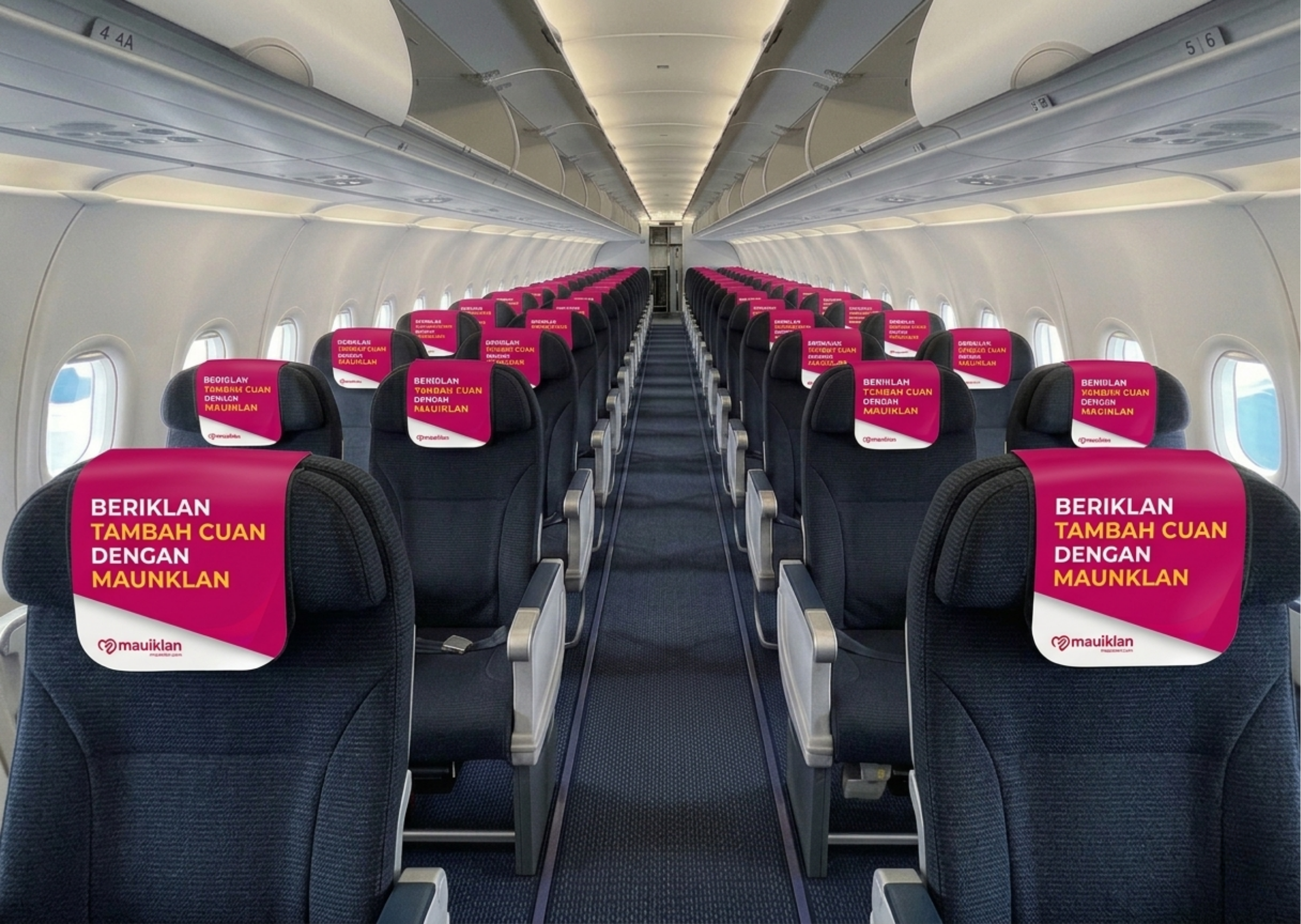 Headrest Advertising: Inovasi Media Promosi di Industri Penerbangan